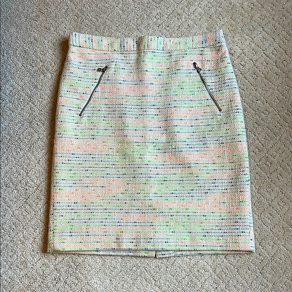 Halogen Multicolor Tweed Women's Skirt, Size 6P